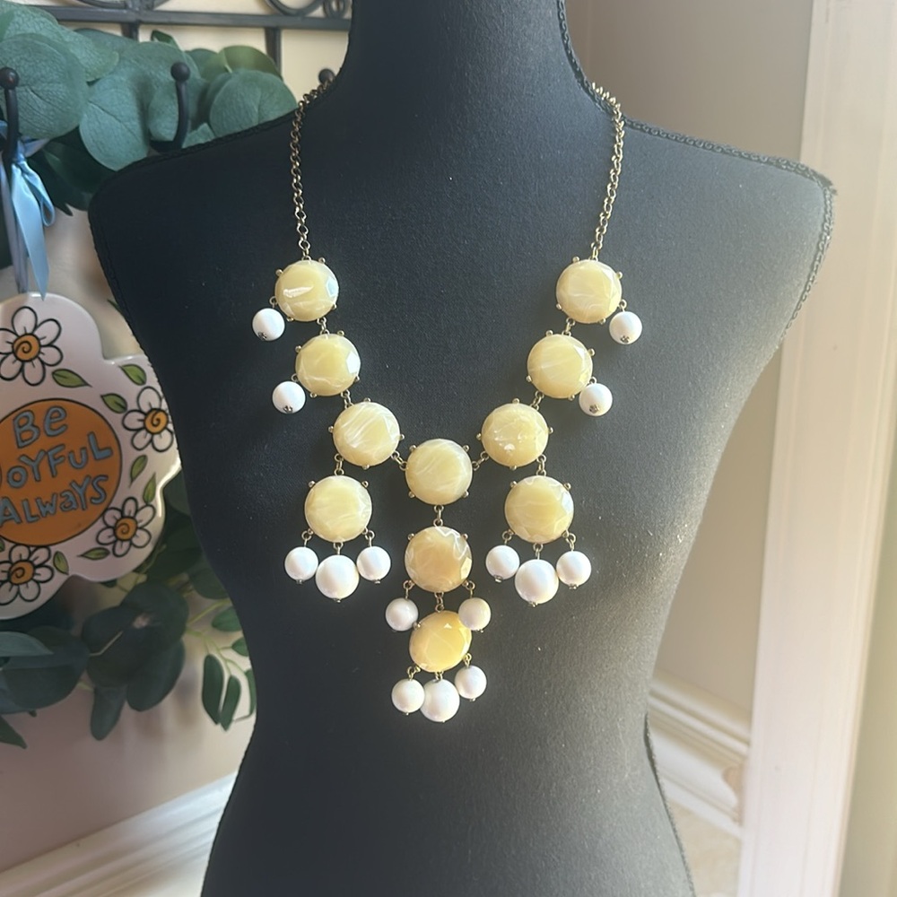 32” Long Bubble Layered Statement Stone Fashion J… - image 1